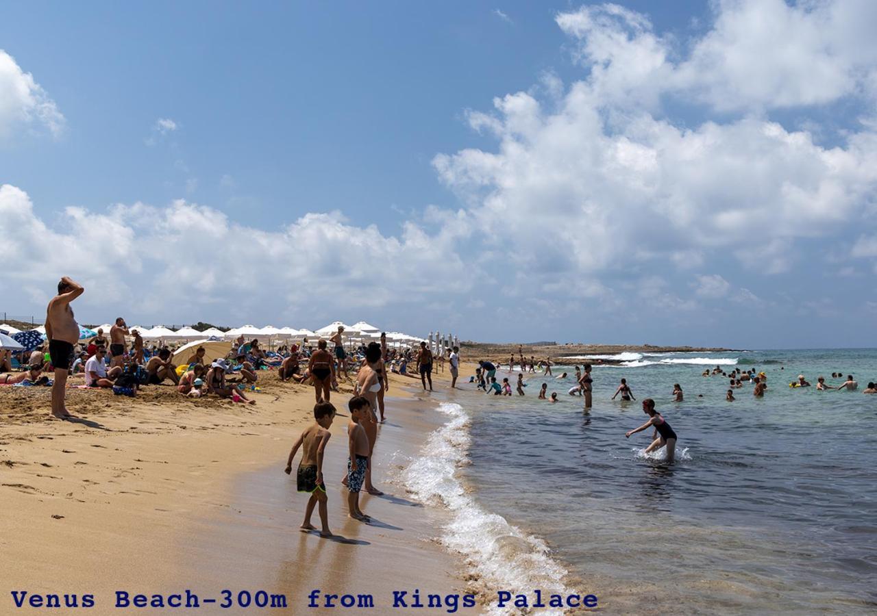 105 Kings Palace - Fabulous 2 Bed, 2 Bath, Large Patio With Garden - Sea Views Paphos Eksteriør billede