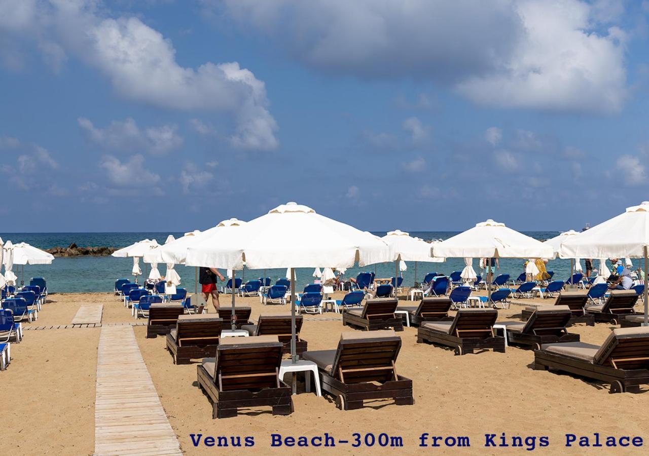 105 Kings Palace - Fabulous 2 Bed, 2 Bath, Large Patio With Garden - Sea Views Paphos Eksteriør billede