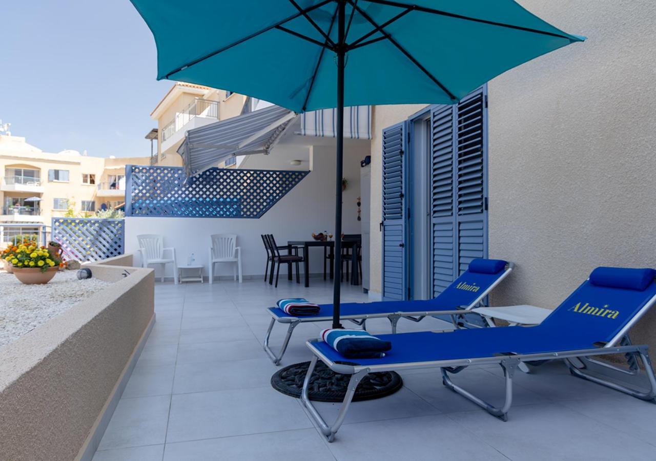 105 Kings Palace - Fabulous 2 Bed, 2 Bath, Large Patio With Garden - Sea Views Paphos Eksteriør billede